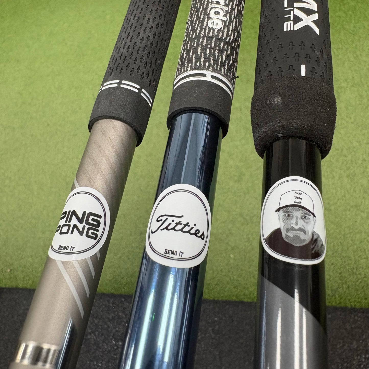 Golf Shaft Labels - Various - 10 Shaft Labels + 5 FREE