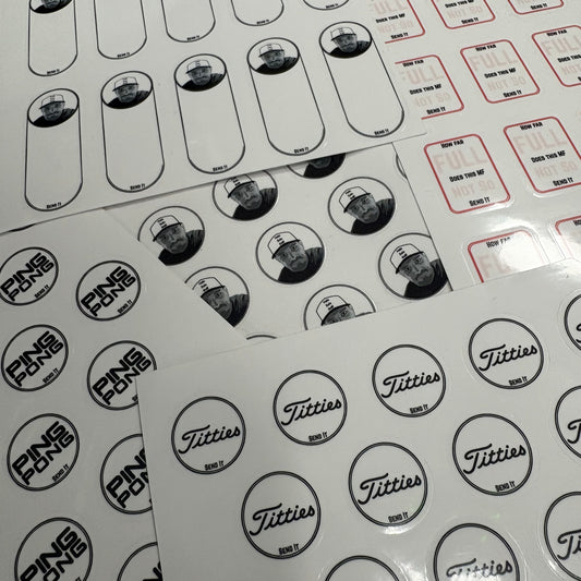 Golf Shaft Labels - Various - 10 Shaft Labels + 5 FREE