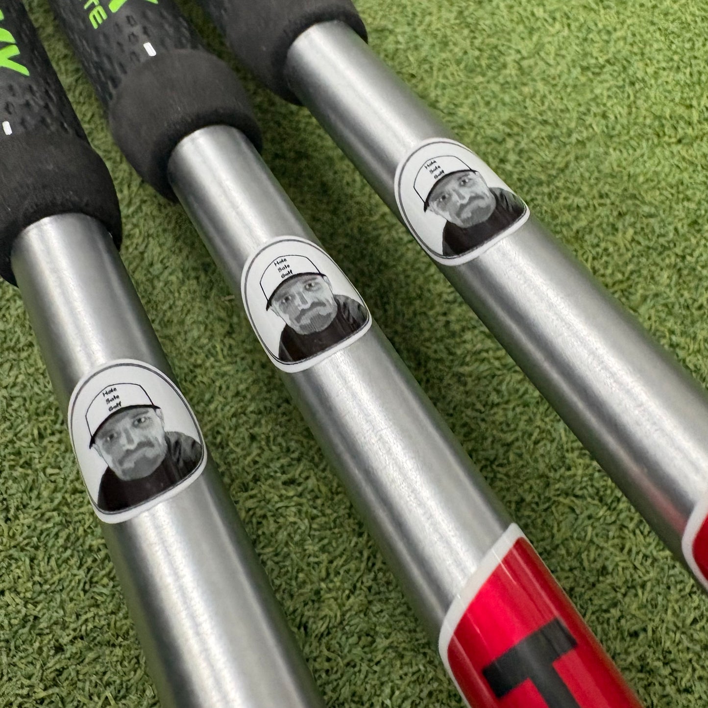 Golf Shaft Labels - Freddie Meikle Golf
