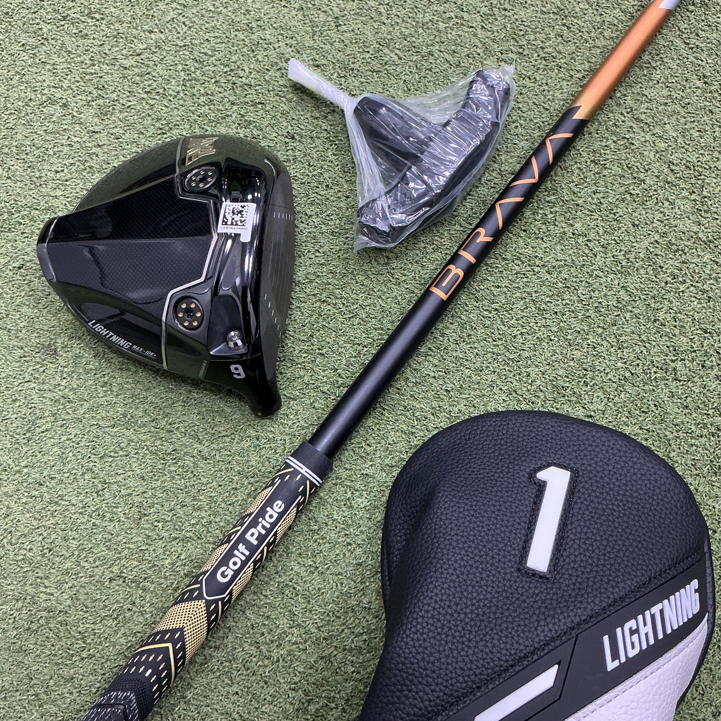 PXG Gen 8 Lightning Driver - Max 10K - 9° Stiff - BGT Brava Shaft