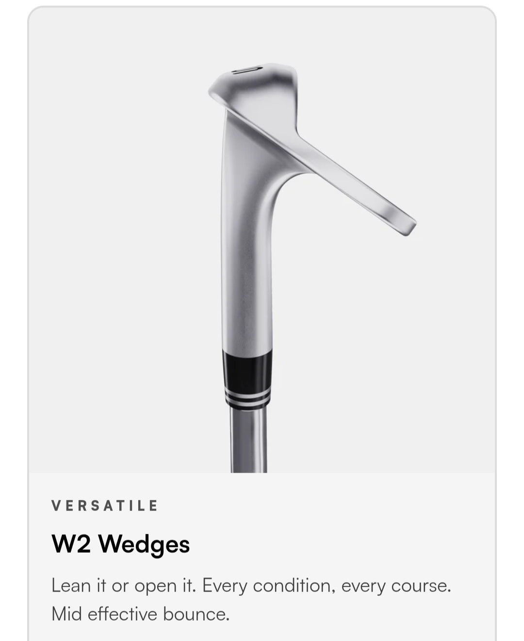 Avoda W2/W2/W1 Wedges - GW SW LW - KBS Tour Lite Stiff - Combo Length +0.5”