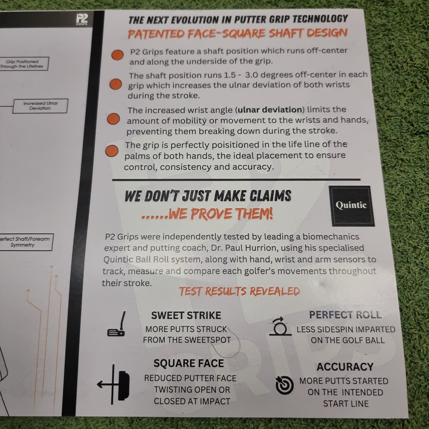 P2 Tour Golf Putter Grip