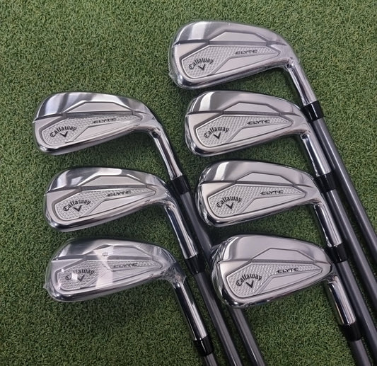 Callaway Elyte Irons 5-PW+SW Stiff Graphite *Used*