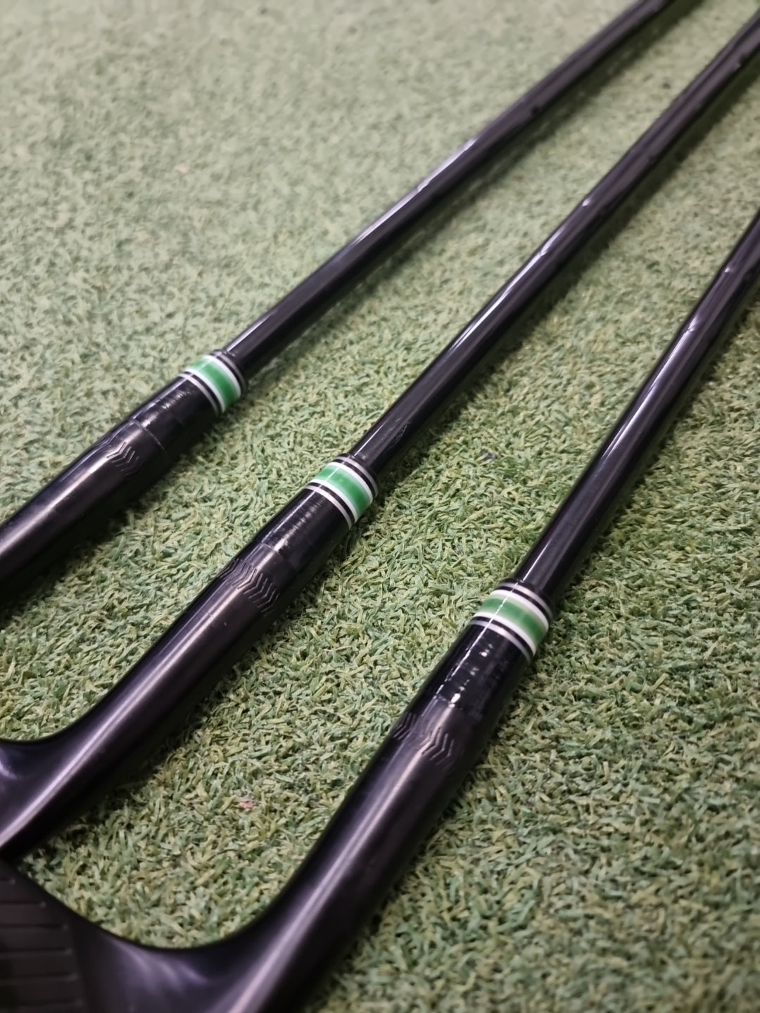 PXG 0311 3x Forged Black Wedges 52⁰ 56⁰ 60⁰ + KBS Custom Series Green Label