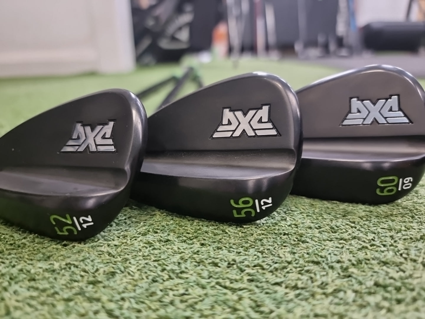PXG 0311 3x Forged Black Wedges 52⁰ 56⁰ 60⁰ + KBS Custom Series Green Label