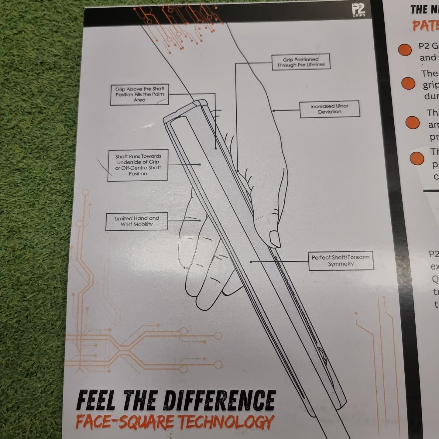 P2 Tour Golf Putter Grip