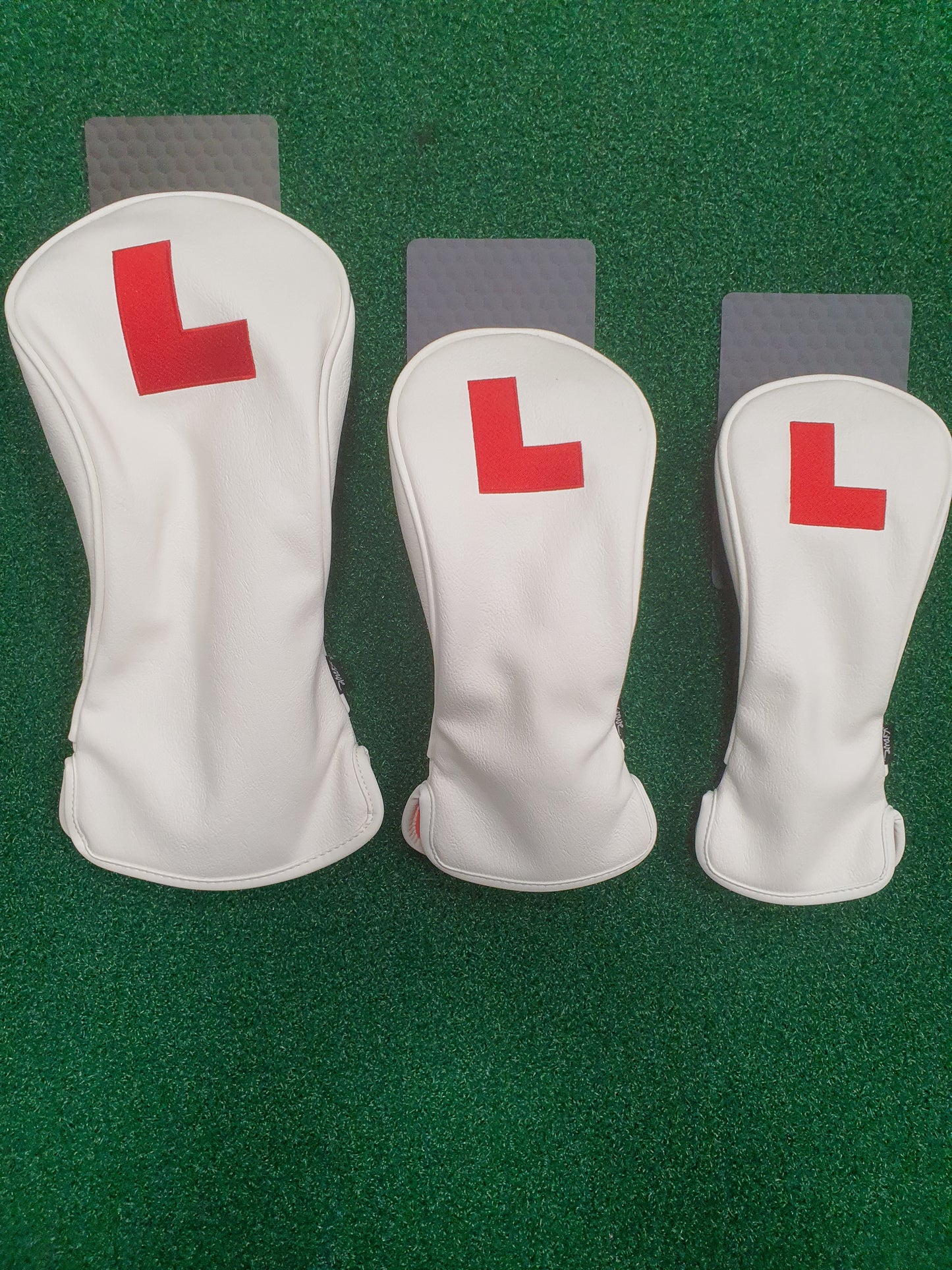 'L' plate Golf Headcovers Covers