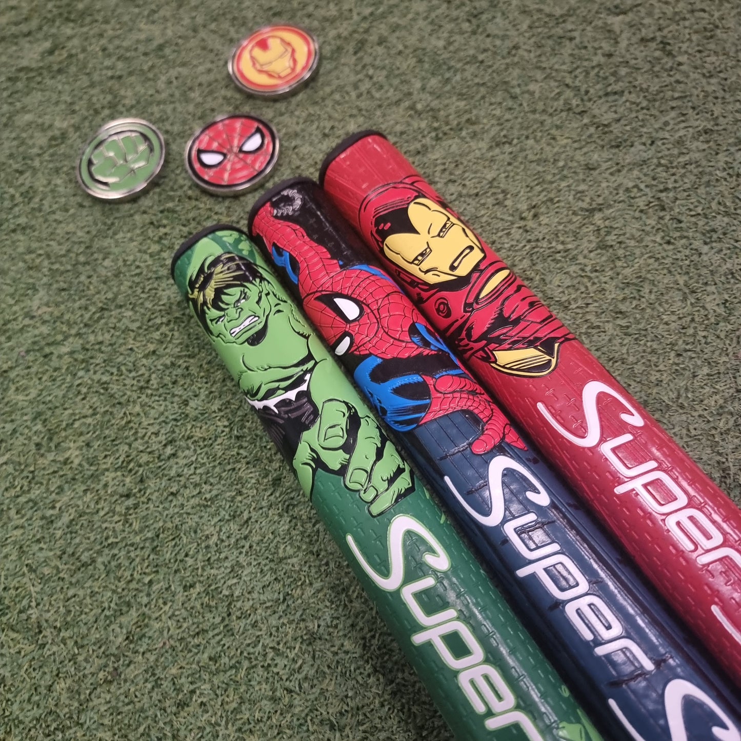Super Stroke 2.0 Putter Grip + Ball Marker MARVEL SPECIAL EDITION